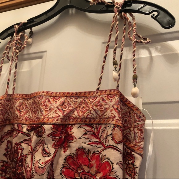 ZIMMERMANN
Vitali belted fringed embellished printed cotton mini dress size 0 - Picture 11 of 13